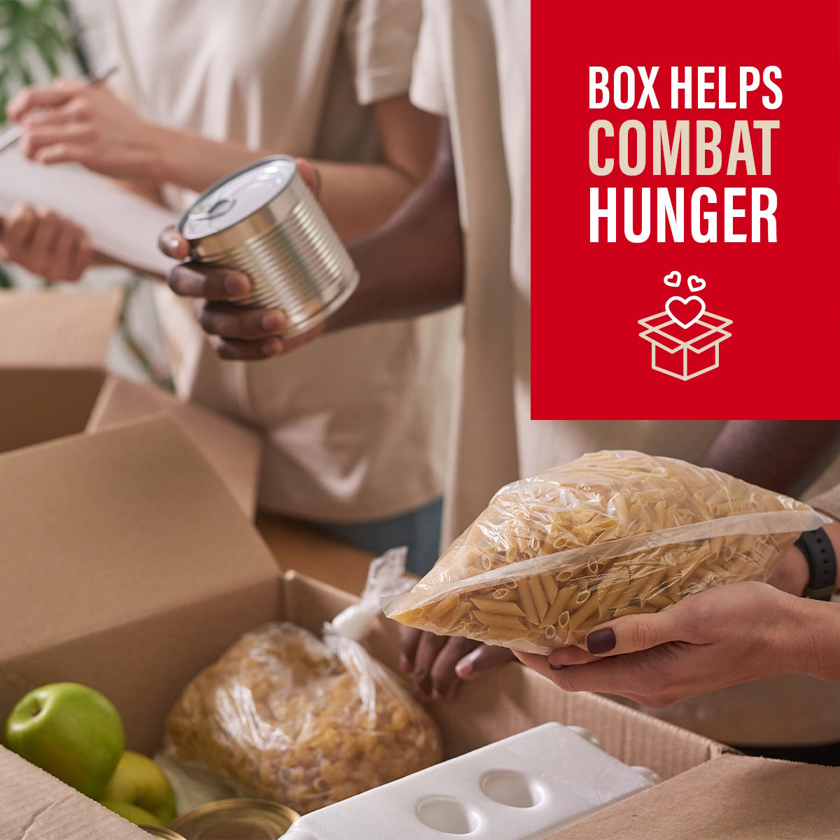 BOX Partners Helps Families Combat Hunger With Food Drive
